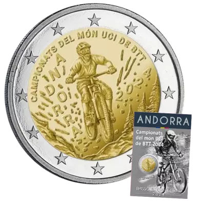 Andorre 2 euros 2024 - Championnat du monde UCI de VTT