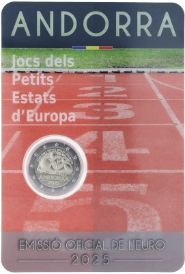 Andorre 2 euros 2025 - Jeux des petits Etats d\'Europe