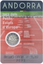 Andorre 2 euros 2025 - Jeux des petits Etats d\'Europe