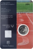 Andorre 2 euros 2025 - Jeux des petits Etats d\'Europe