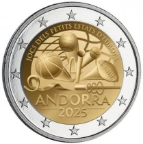 Andorre 2 euros 2025 - Jeux des petits Etats d\'Europe
