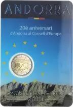 Andorre 2 Euros Commémo. 2014  frappe BU - Conseil de l\'Europe
