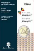 Andorre 2 Euros commémo. 2020 - XVII Sommet Ibérico-Américain
