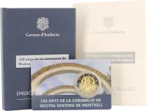 Andorre 2 Euros Commémo. BE 2021 - 100 ans du couronnement de Notre Dame de Meritxell