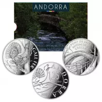 Andorre Blister 2 X 1,25 euro 2023 - Grand Tétras et Pont San Antoni de la Grella