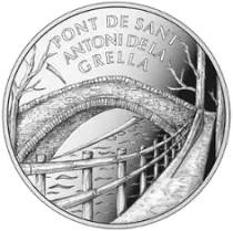 Andorre Blister 2 X 1,25 euro 2023 - Grand Tétras et Pont San Antoni de la Grella