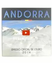 Andorre Coffret BU Euro ANDORRE 2014 - 1&egrave;re &eacute;mission