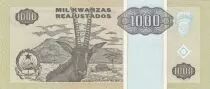 Angola 1,000 Kwanzas Reajustados Reajustados, Dos Santos - Neto - 1995