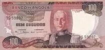 Angola 100 Escudos - M. Carmona - Palmers - 1977 - Varieties series - XF+ - P.101