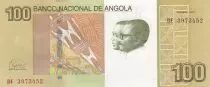 Angola 100 Kwanzas A.A. Neto, J.E. Dos Santos - Binga Waterfall - 2012 (2017) - UNC