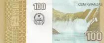 Angola 100 Kwanzas A.A. Neto, J.E. Dos Santos - Binga Waterfall - 2012 (2017) - UNC