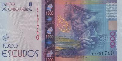 Angola 1000 Escudos - Cod� di Dona - Musician holding a Ferrinho - 2024 - EY Series