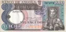 Angola 1000 Escudos - Luiz de Camoes - Cascade - 1973 - SUP - P.108