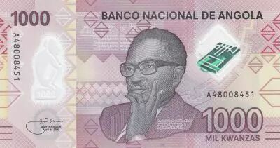 Angola 1000 Kwanzas A.A. Neto - 2020 - Polymer - UNC