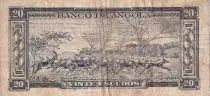 Angola 20 Escudos - Americo Tomas - Gazelle - 1962 - P.92