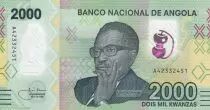 Angola 2000 Kwanzas A.A. Neto - 2020 - Polymer - UNC