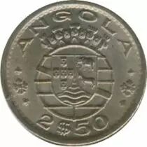 Angola 2.50 Escudos Arms