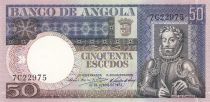 Angola 50 Escudos - L. de Camoes - 1973