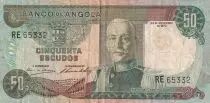 Angola 50 Escudos - M. Carmona - coffee - 24-11-1972  Differents serials