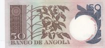 Angola 50 Escudos 1973 - L. de Camoes - Plant