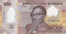 Angola 500 Kwanzas A.A. Neto, J.E. Dos Santos - Coton - 2011