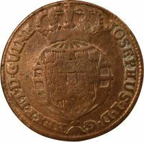Angola Marie II / Pierre V - 1/2 Macuta - 1837 / 1853