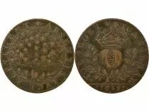 Anne Marie Louis of Orleans - Copper Token - 1635