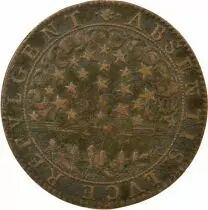 Anne Marie Louis of Orleans - Copper Token - 1635