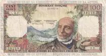 Antillas Francesas 100 Francs - Victor Schoelcher - ND (1964) - Serial J.2 - P.10b