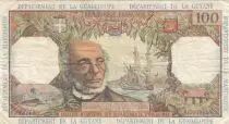Antillas Francesas 100 Francs - Victor Schoelcher - ND (1964) - Serial S.2 - P.10b
