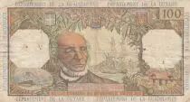 Antillas Francesas 100 Francs Victor Schoelcher - ND (1964) - Serial Y.1 - F to VF - P.10a - 1st signatures