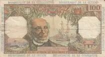 Antille francesi 100 Francs - Victor Schoelcher - ND (1964) - Serial J.2 - P.10b