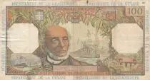 Antille francesi 100 Francs Victor Schoelcher - ND (1964) - Serial X.1 - VF - P.10a - 1st signatures