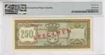 Antille Olandesi 250 Gulden - Landscape - Arms - 1967 - Specimen - PMG 67 EPQ - P.13s