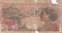 Antilles Françaises 1 NF sur 100 Francs - La bourdonnais - ND (1961) - Série V.1 - P.29