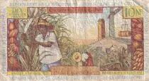 Antilles Françaises 10 NF - Jeune Antilliaise - 1962 - Série T.1 -P.5
