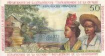 Antilles Françaises 50 Francs -  Bananiers - 1964 - Série Y.2 - NEUF - Kol.709a