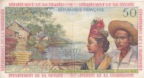Antilles Françaises 50 Francs - Bananiers - ND (1964) - Série B.2 - P.9a