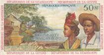 Antilles Fran&ccedil;aises 50 NF -  Bananiers - Sp&eacute;cimen - ND (1962) - Kol.SP 706-1