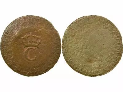 Antilles Fran�aises Louis XVI - Sol Tamp�, r�form� - 1779 / 1797
