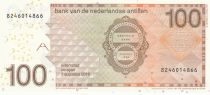 Antilles Néerlandaises 100 Gulden 2016 - Sucrier à ventre jaune