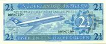 Antilles N&eacute;erlandaises 2 1/2 Gulden, Jet en vol - 1970