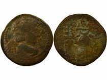 Antiochos VII - Bronze, Isis Headdress - Year 174 (138 BC) Antioch