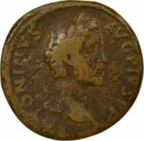 Antoninous Pious - Sestertius, Seated Italy - 143 / 144 Rome