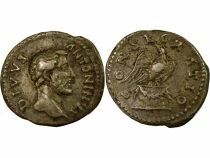Antoninous Pious - Silver Denarius, Eagle - 161 Rome