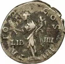Antoninous Pious - Silver Denarius, Standing Liberalitas - 145 Rome