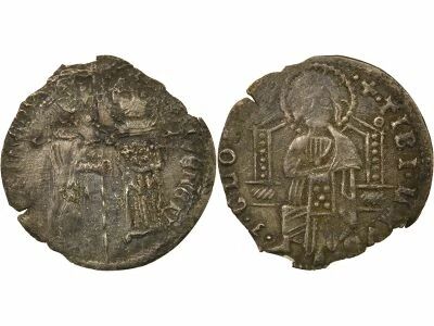 Antonio Venier - Silver Grosso, IIIrd Type - 1382 / 1400 Venice