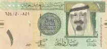 Arabia Saudita 1 Riyal - King Abdallah - 2009 - P.31b