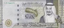 Arabia Saudita 20 Riyals,  King Salmane - 2020 - Polymer - UNC - G20