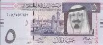 Arabia Saudita 5 Riyal Rey Abdallah - Puerto - 2009